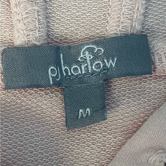 PJHarlow/ Hoodie/NWOT/Bianca/cropped style//Blush color//SZ med$40 - Picture 3 of 9